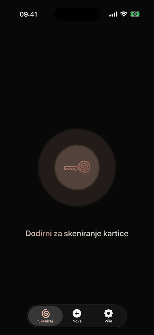 Dodirni za skeniranje kartice