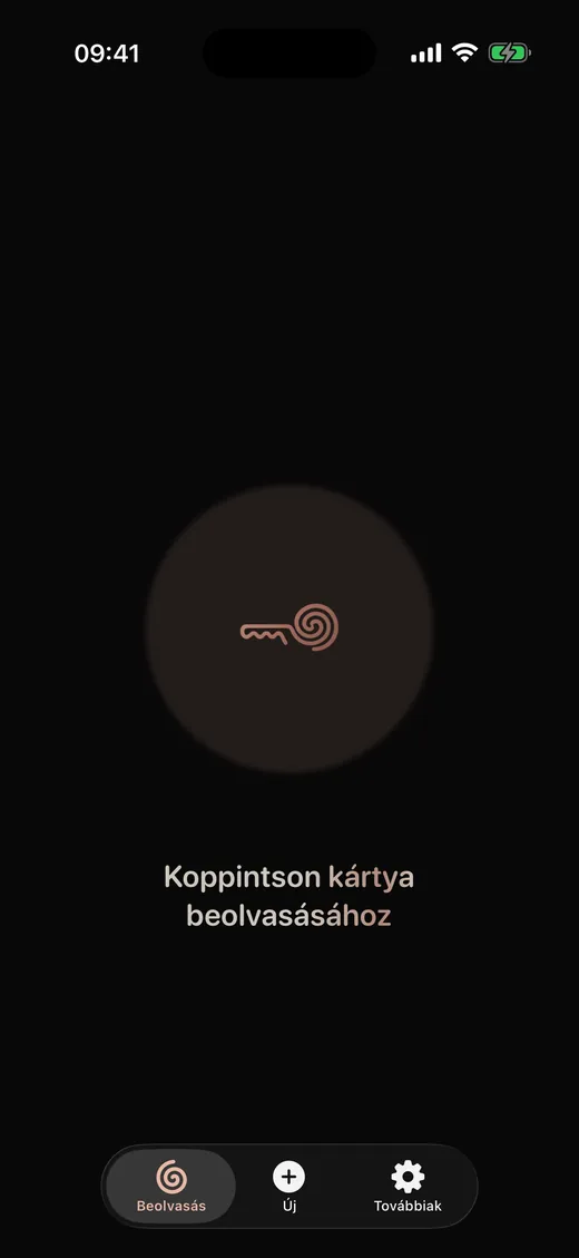 Koppintson kártya beolvasásához
